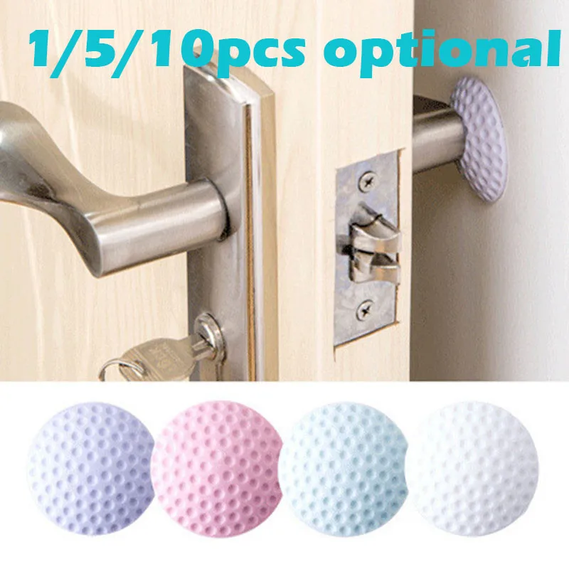 

1/5/10pcs Wall Protector Mats Rubber Mute Wall Pad Anti-collision Doorknob Lock Protective Pad Crash Pads Home Wall Sticker
