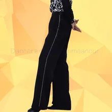 Мужские латинские танцевальные костюмы мужские спандекс камни латинские леггинсы для танцев мужские Румба/Самба/Танго ча/Джаз танцевальная одежда