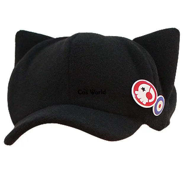 EVA Shikinami Asuka Rangure Cat Ear Polar Fleece Baseball Cap Anime Cosplay Accessories,cosplay hats