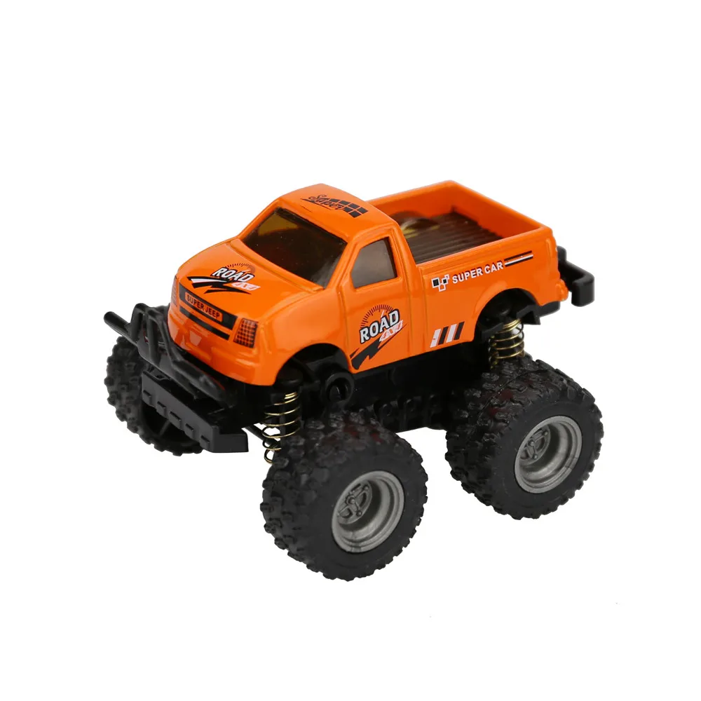 Новые модные мини-автомобили с большими колесами, креативные подарки для детей, игрушки для детей - Цвет: Orange