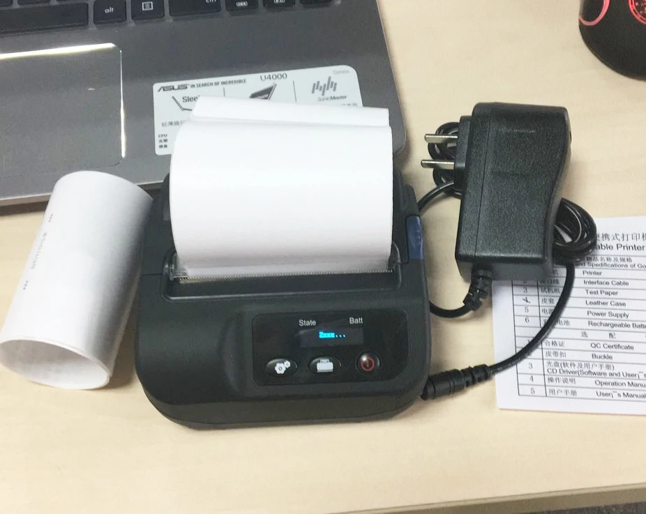 Portable Thermal WiFi Printer 58mm 80mm Wireless Mobile Printing For 1D 2D Label Receipt Barcode Printer  203dpi  6