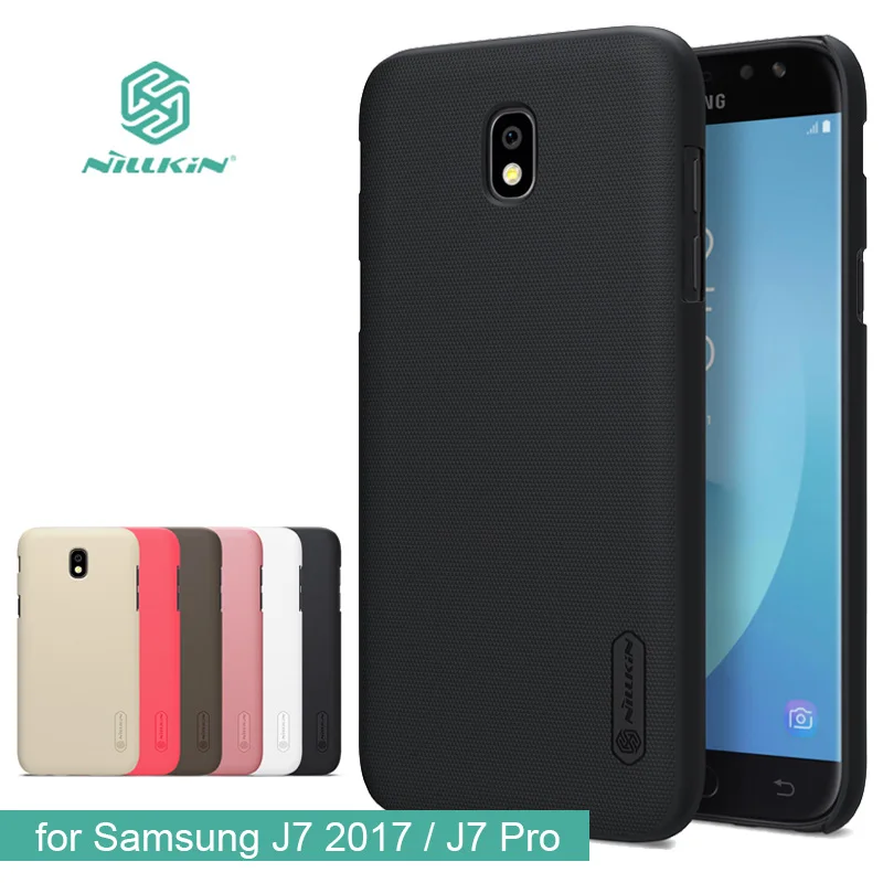 Для Samsung Galaxy J7 2017 Super Frosted Shield Nillkin Твердый переплет ПК чехол для Pro Чехол телефона +
