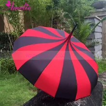 Ameliebridal вечерние Зонт Лолиты из ткани эпонж для украшения леса водонепроницаемый зонтик от солнца