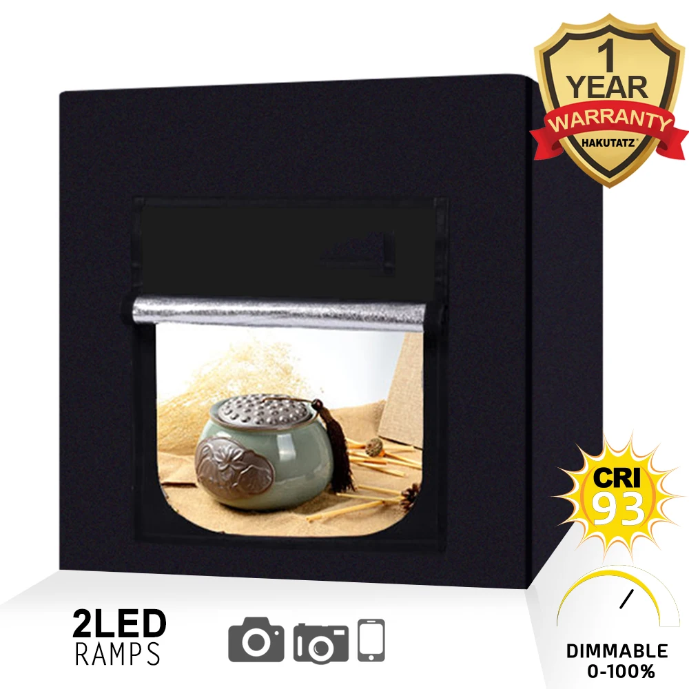 

Portable Mini Kit LED Photo Studio Box Light Photo Box Lighting Desktop Softbox 60X60X60CM With 4 Pieces PVC Background Cloth