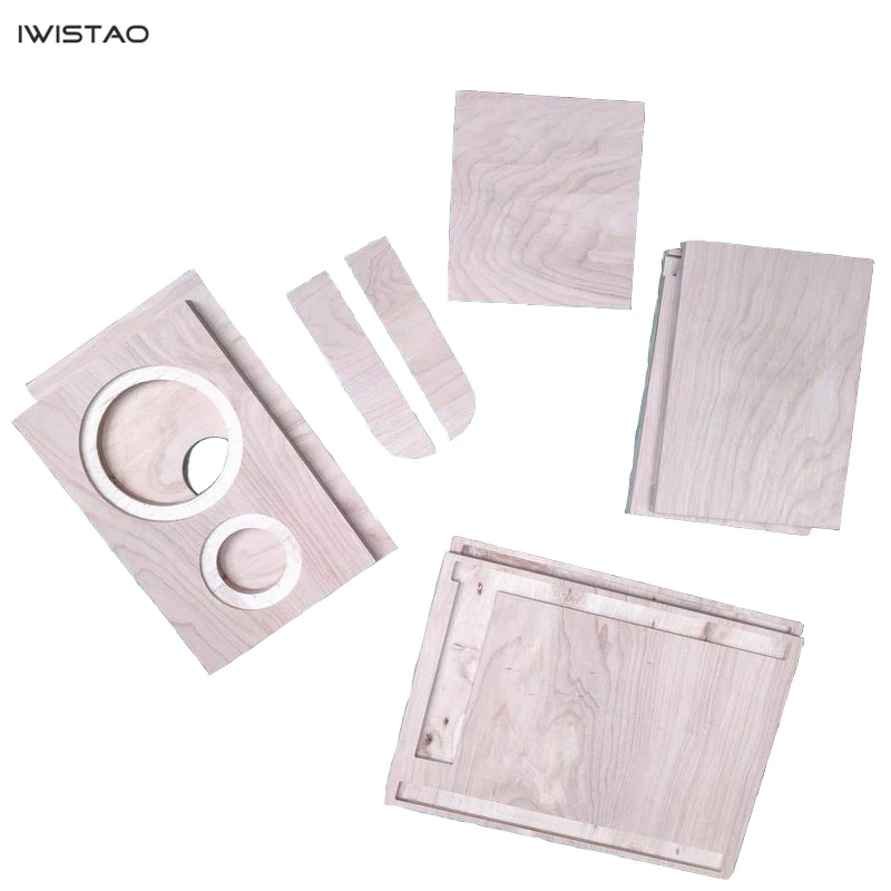 IIWISTAO 4 Inch 2 Way Birch Solid Wood  Empty 