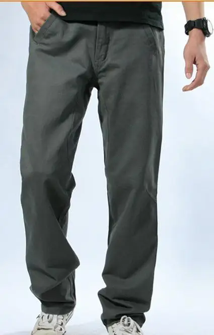 Новые мужские летние повседневные брюки свободные хип-хоп tide больше комбинезоны с карманами мужские брюки pantalones pantalon - Цвет: Серый