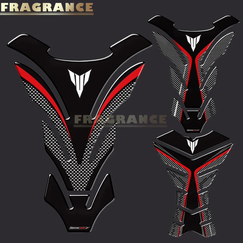 

3D Rubber Sticker Motorcycle Emblem Badge Decal For yamaha MT03 MT07 MT09 MT-09 FZ07 MT-07 MT10 MT25 Tank All Years