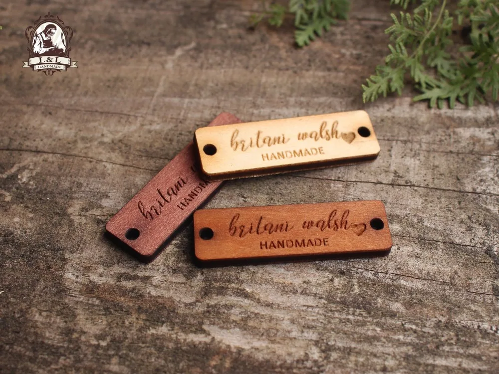 

Custom wood tag,clothing tag, Sew on wood labels, Engraved tags, labelsPersonalized small tags (WDBQ19)