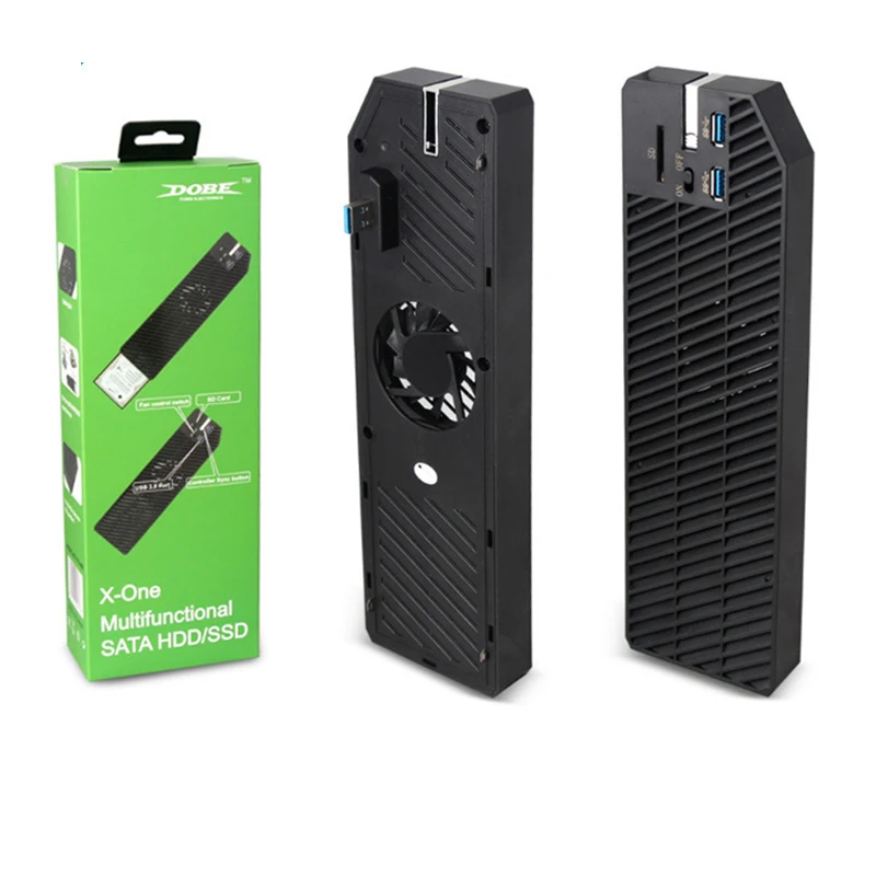  3 en 1 multifunción USB 30 HUB SATA HDD/SSD Game Host refrigeración ventilador extractor enfriador 