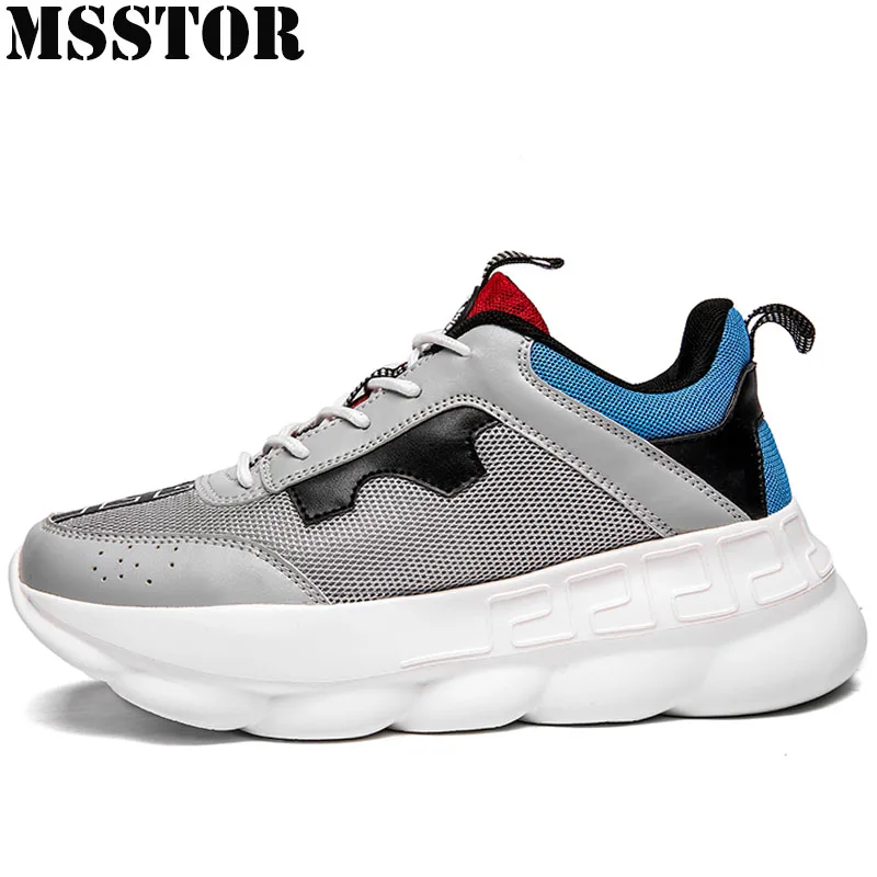 MSSTOR 2018 Women Men Running Shoes Plus Size 35-45 Breathable Mesh Sport Shoes Woman Brand Athletic Walking Ladies Man Sneakers