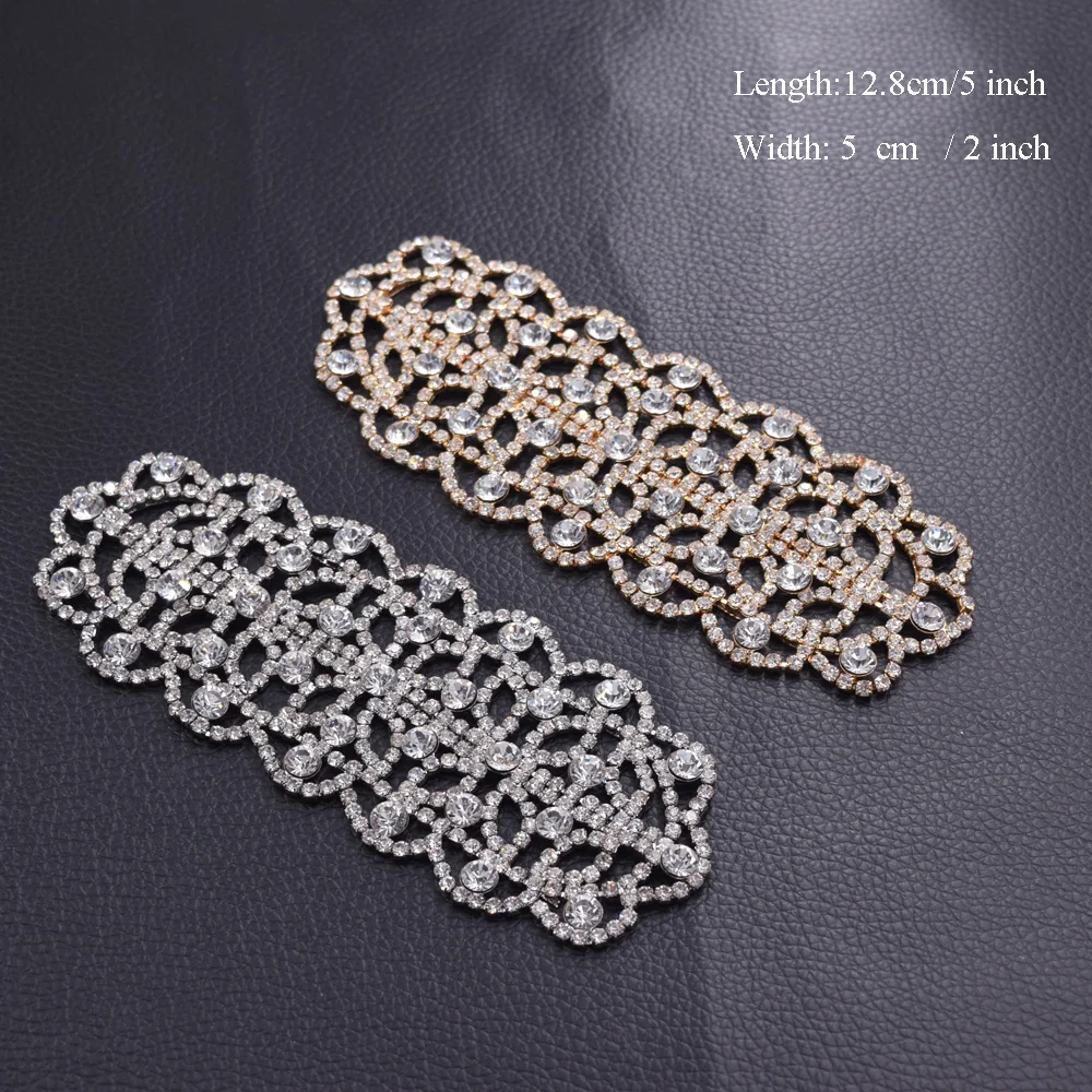 Rhinestones appliques for wedding dress (1)