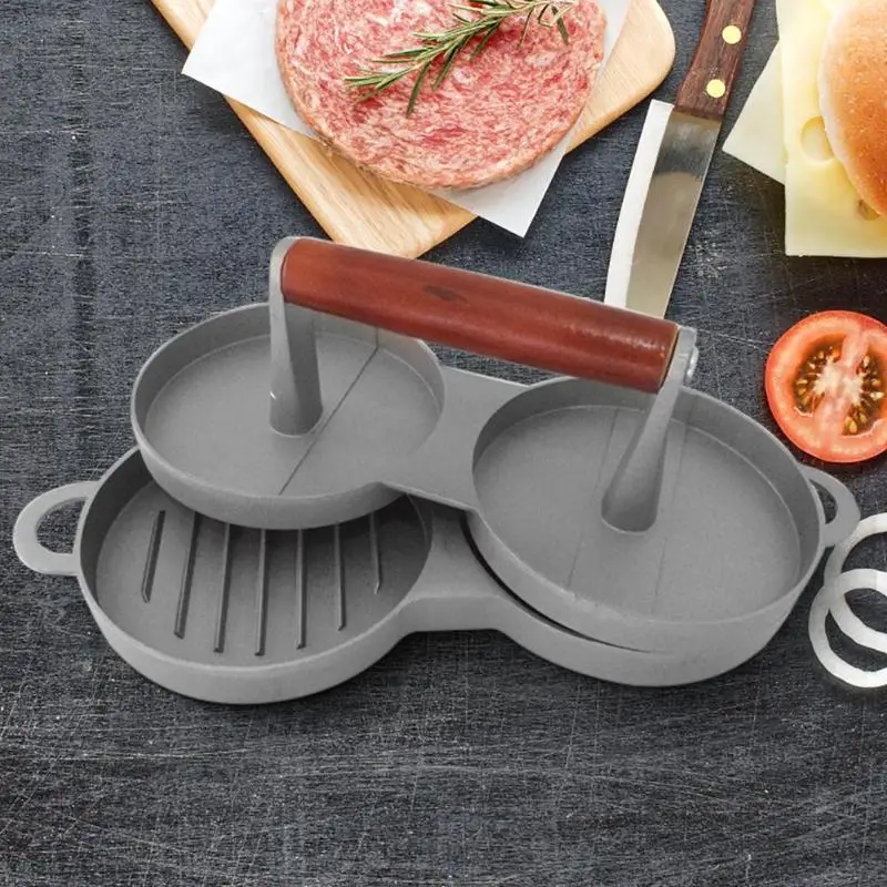 DIY пресс-форма для гамбургера круглая гамбургерная гриль для говядины бургер антипригарный пресс Patty форма для выпечки кухонный инструмент