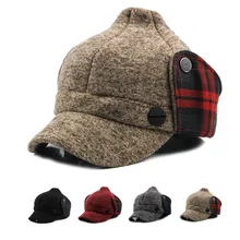 Новая осенняя и зимняя женская Милая остроконечная шапка, теплая шапка, женская шапка, мужские шапки, Охотничья Кепка ACB76