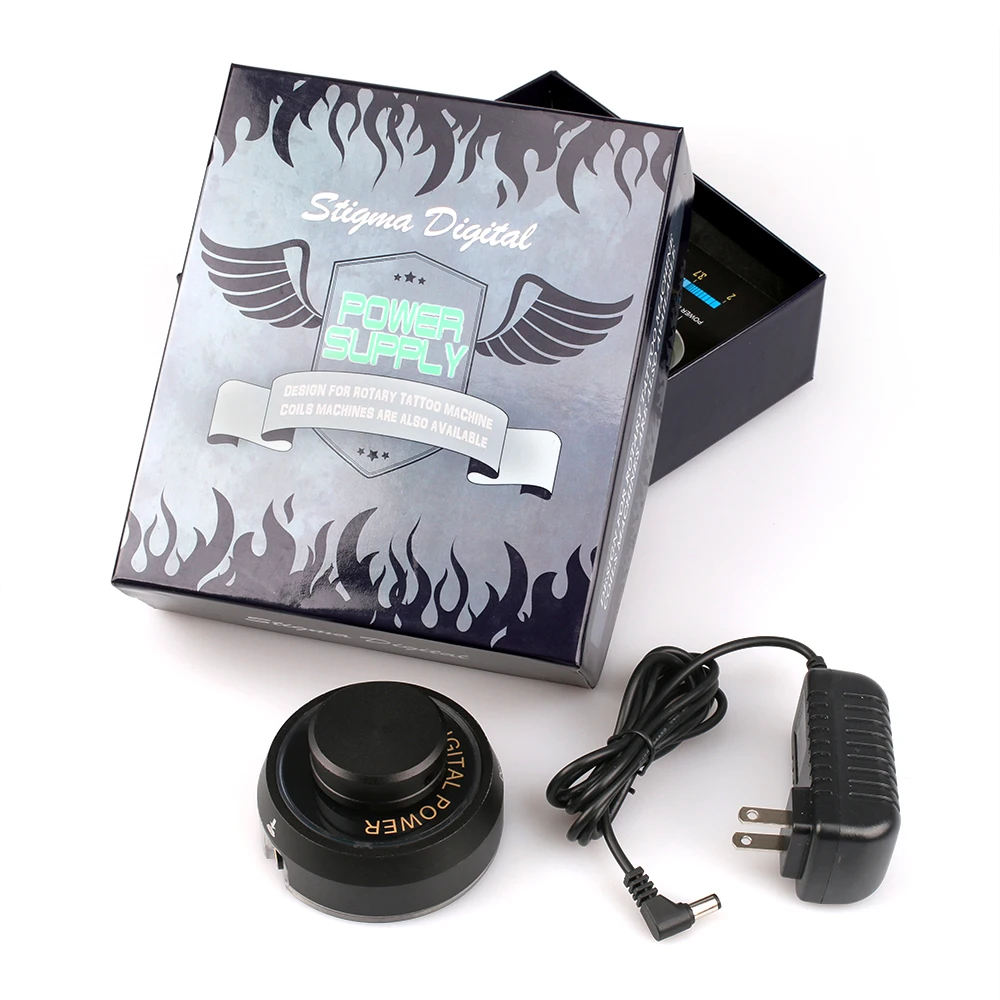 

New Design Professional STIGMA LCDDigital Ajustable Tattoo Power Supply for Permanent Makeup Tattoo Machine Kits tattoo supplies
