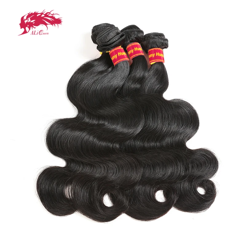 Али queen hair 4 PCS бразильские волосы переплетения пряди P/9A объемная волна пряди человеческих волос для Инструменты для завивки волос натуральный Цвет 8-30 дюймов Волосы remy