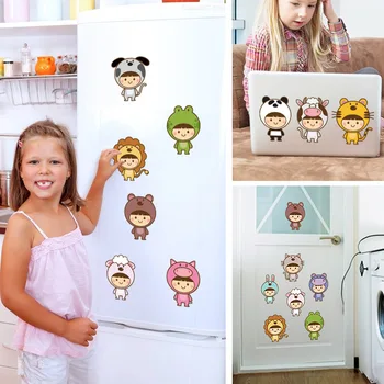 DIY Cartoon Switch Stickers Wall Stickers Kitchen Bathroom Bathroom Cartoon Decoration Can Be Removed Home Decoration Stickers