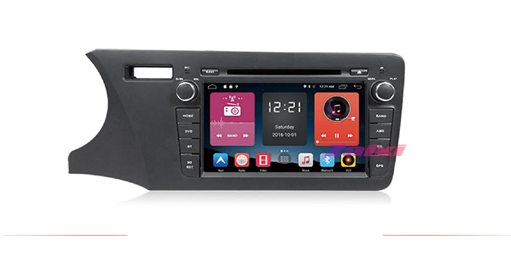 ZaiXi Touch screen Android car Audio for Honda City 2014~2019 support GPS navi Ipod BT radio mic Media Navigation system 7