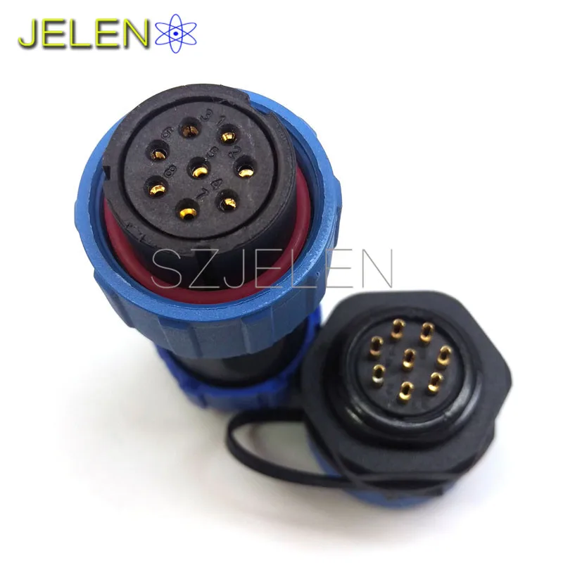 Goedkoop SP2110 S SY2112 P, waterdichte Connector, automatisering apparatuur power connector, Robot connector, elektrische auto 8 pin plug socket
