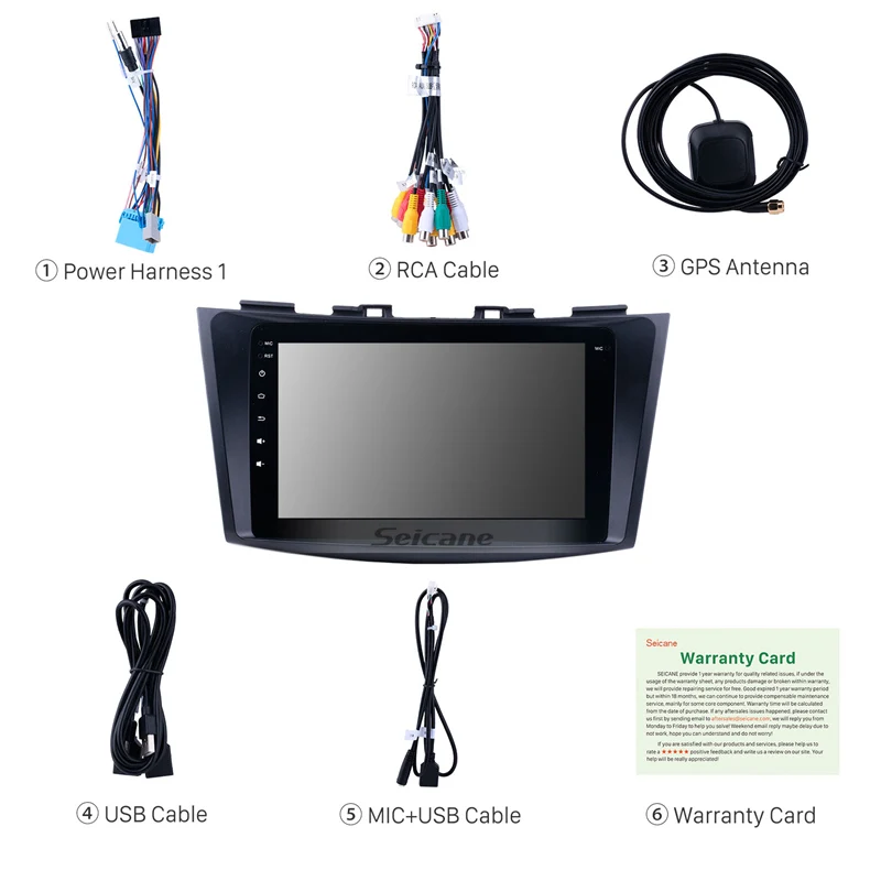 Best Seicane Android 9.0 Car Radio 9