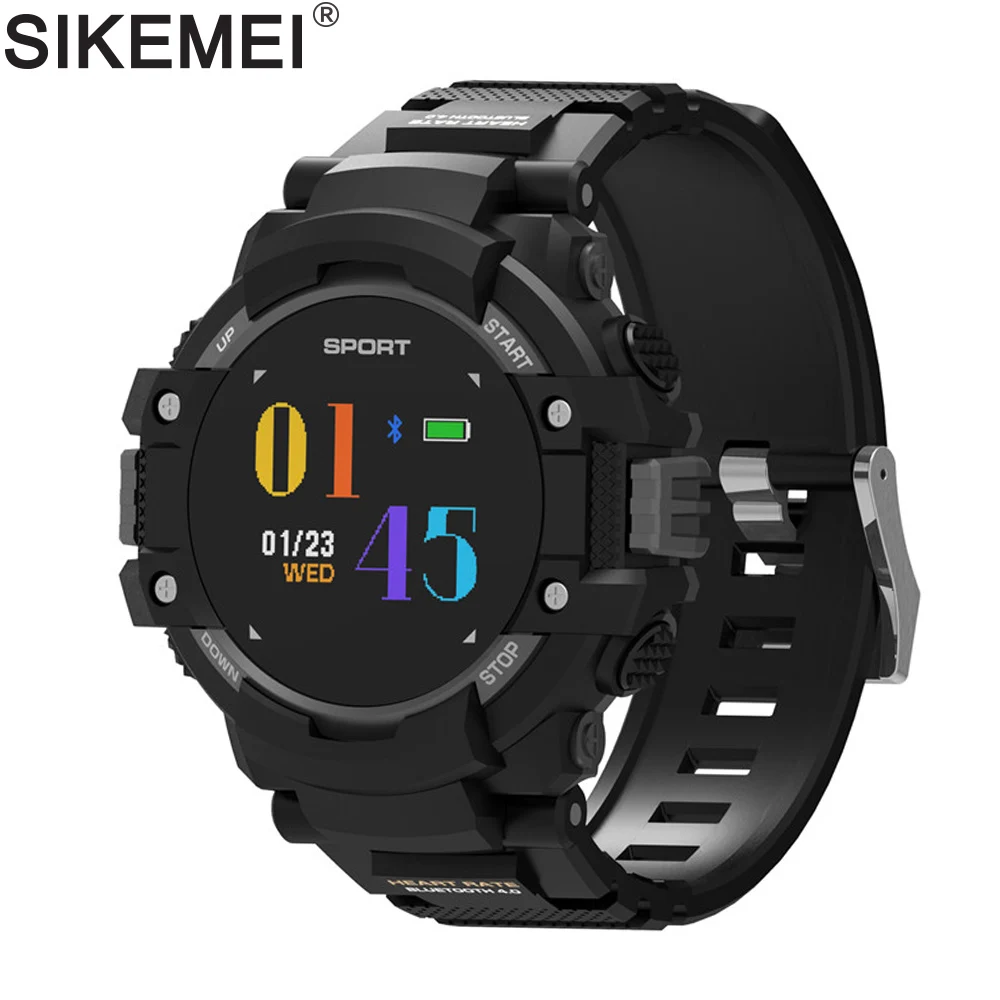 

SIKEMEI Sport GPS Smart Watch Smartwatch Bluetooth Pedometer Steps Altitude Heart Rate Monitor for Android iPhone iOS