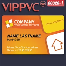 A80026-1business карты бесплатный шаблон для дизайна и белая печать карт из ПВХ