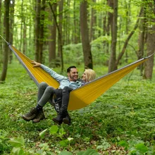 Высокое качество Большой размер нейлон парашют ткань гамак с сеткой от насекомых