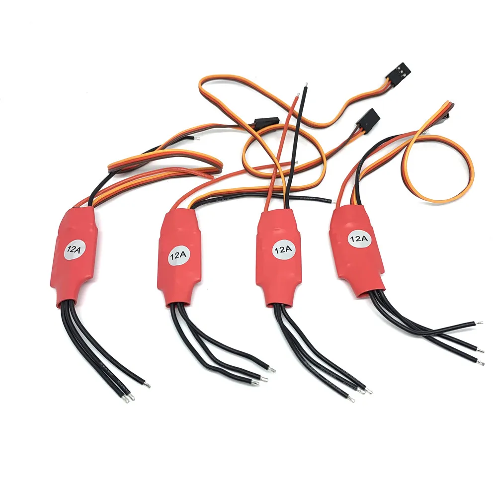 

4pcs 2-3S 12AMP 12A Simon K SimonK firmware Brushless ESC w/BEC Quad Multi APM For 180 210 250 290 Mini Quadcopter Multi copter