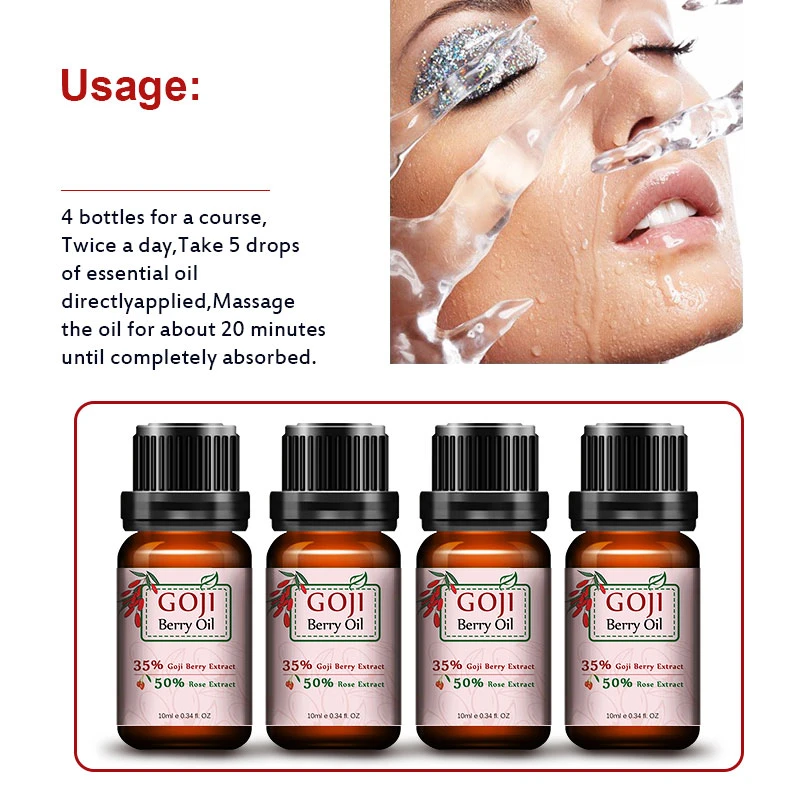 4pcs Lanthome Hyaluronic Acid Goji Berry Essentian Oil 10ml Rose Flavor Chinese Wolf Berry Powerful Anti Wrinkle Whitening Cream Anti Wrinkle Cream Instantly Agelessageless Instantly Aliexpress