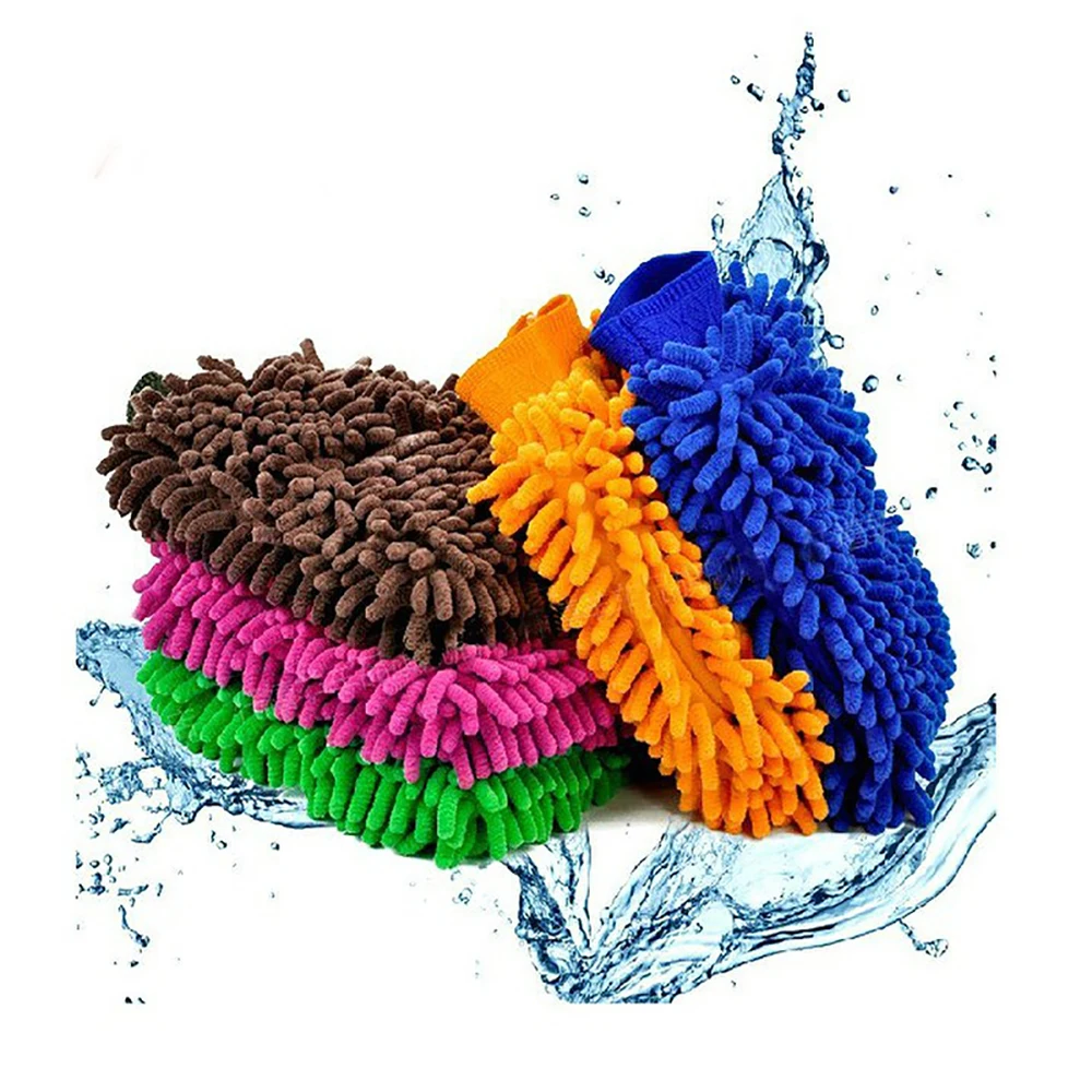 Excellent Bike Bicycle Washing Household Cleaning Rag Dishcloth Gloves Santi-static Clean Absorption Capacity Not Hurt the Paint Surface 1