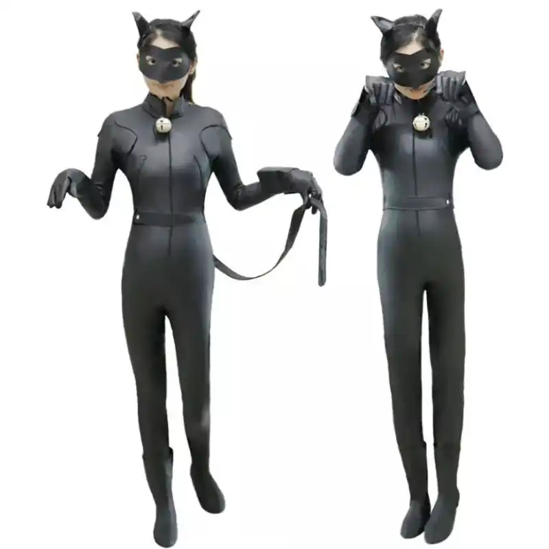 New Ladybug Cat Noir Cosplay Costume 3D Printed Lady Noire ladynoir