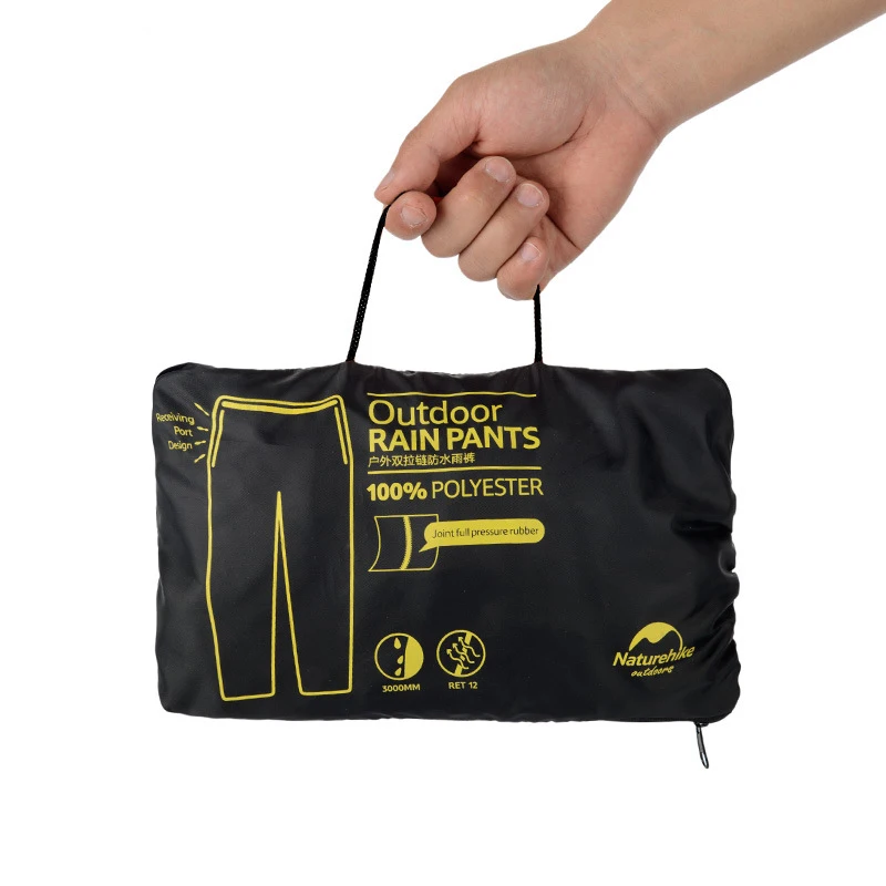 Senderismo al aire libre pantalones de Nylon cremallera doble impermeable Pantalones deportes al aire libre de viaje de senderismo Trekking en pantalones de escalada