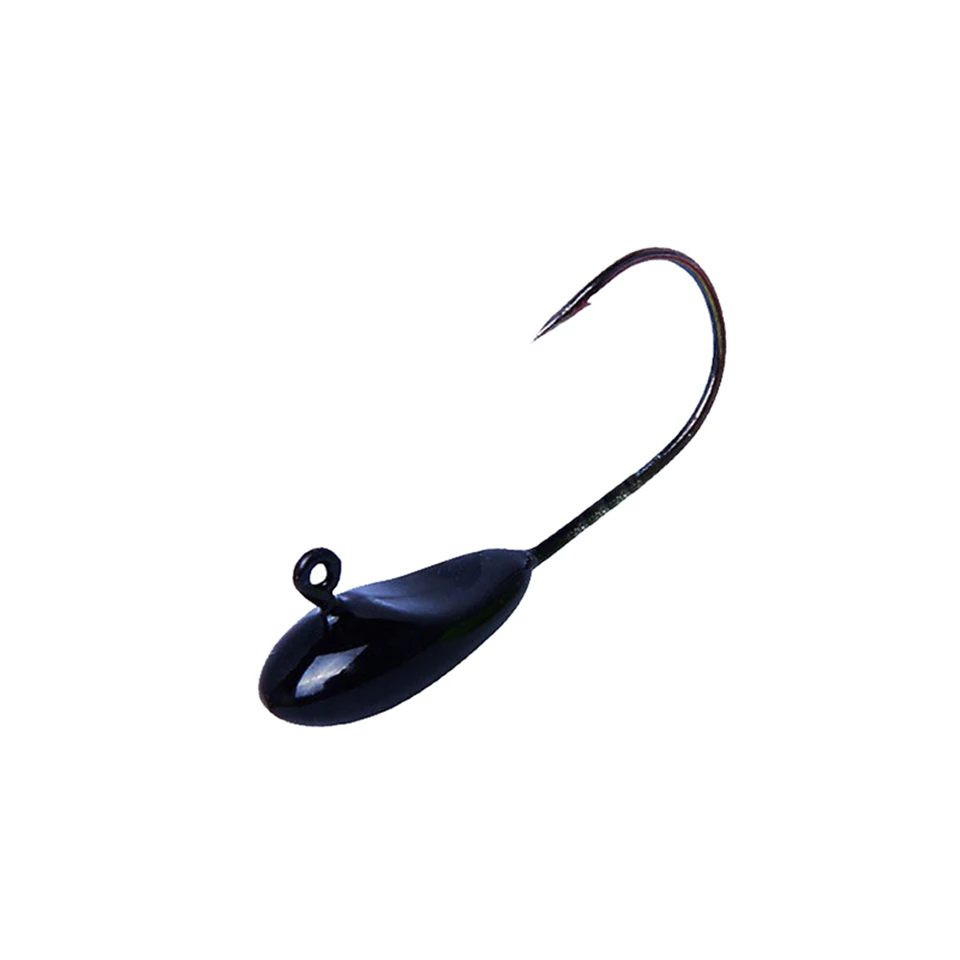 10PCS/Lot Soft Bait Metal Jig Sharp Jig Hook 1.1g 22mm Hook Lure Lead Jig Head Hooks Fishing Tackle Fishing Hooks Pesca