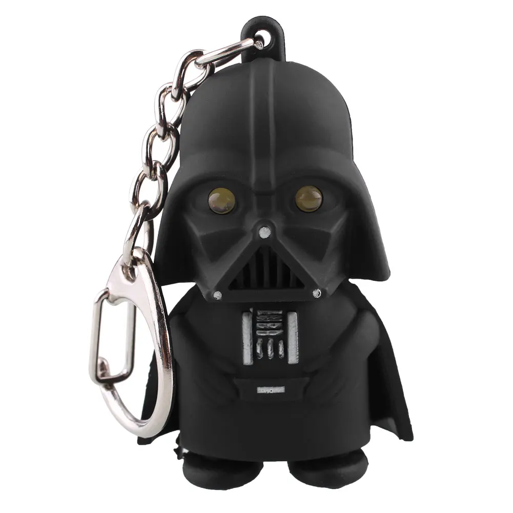 

Peradix Star Wars Black Knight Darth Vader ABS Action Figure w/ Light&Sound Keychain