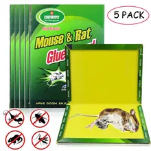 Mouse-Board Catcher Sticky-Mice-Glue-Trap Bugs Pest-Control Rodent Snake Rat 5pcs Reject