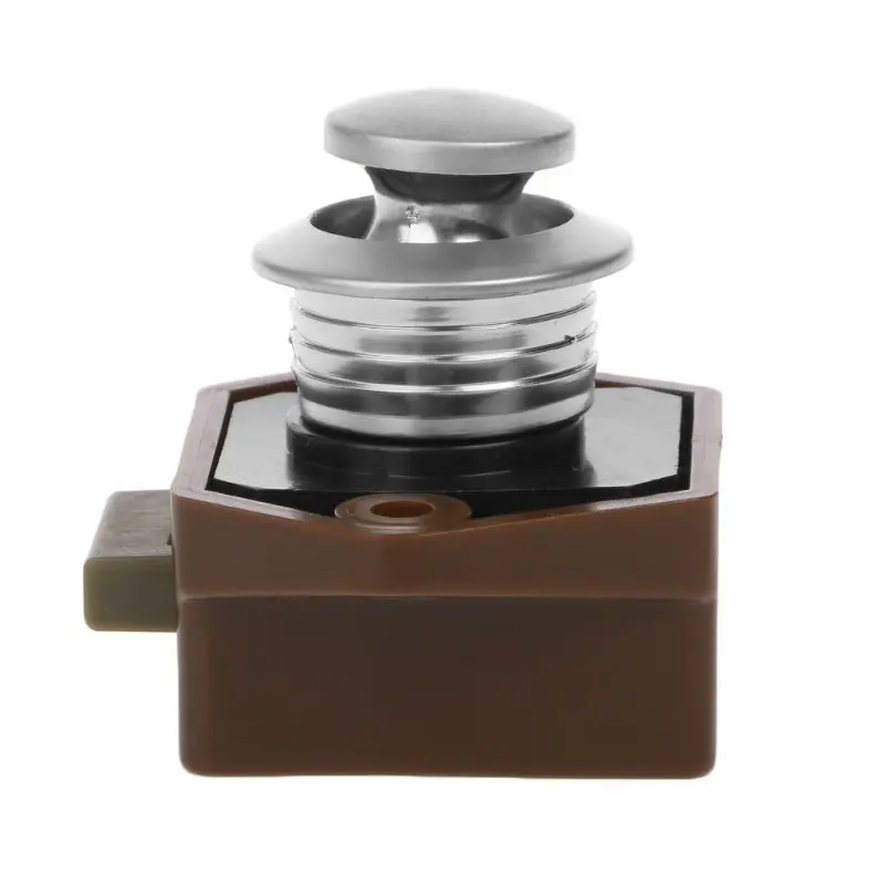 

1 Pc Mini Push Button Boat Mortorhome Showcase Door Catch Lock Van RV Caravans Yacht Furniture Drawer Cabinet Accessories qyh