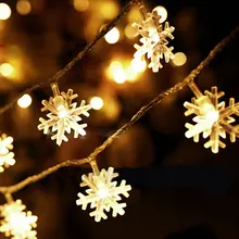 2.5m Christmas Lights Outdoor Indoor Christmas Tree Garden Decoration 20 Snowflake String Led Fairy Lights Battery Operated 2.5m Christmas Lights Outdoor Indoor Christmas Tree Garden Decoration 20 Snowflake String Led Fairy Lights Battery Operated