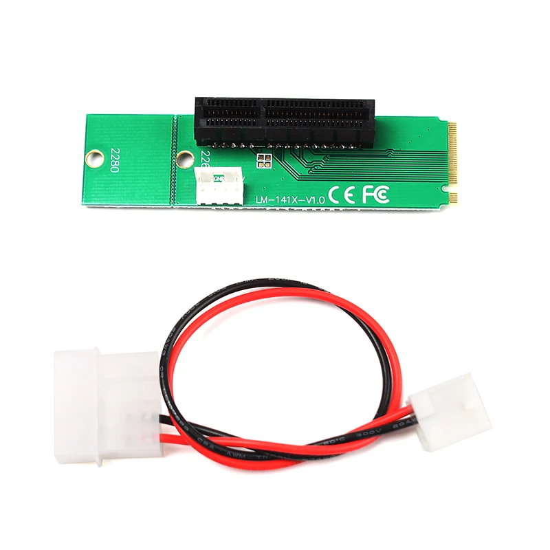  2017 NGFF M2 PCI-e 4x Slot Riser Card M-taste m2 SSD Port PCI Express adapter Konverter