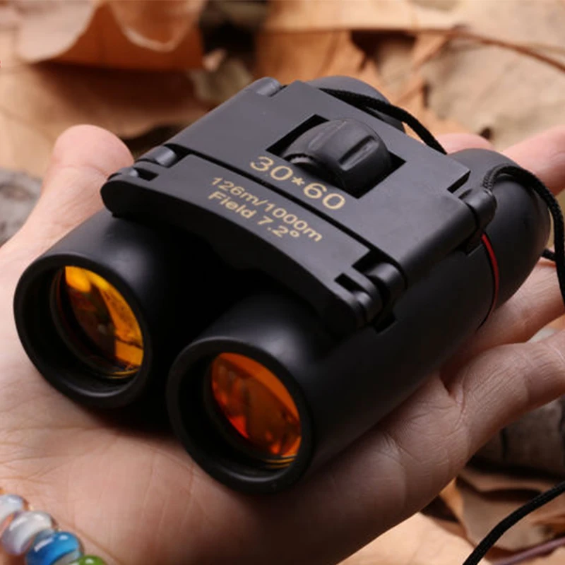 

Zoom Telescope 30x60 Folding Binoculars with Low Light Night Vision for outdoor bird watching travelling hunting camping 1000m