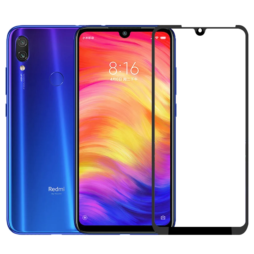 

30 Pcs/Lot 9H Premium Tempered Glass for Redmi Note 7 Full Coverage Screen Protector Protective Film for Xiaomi Redmi Note 7