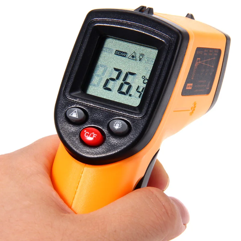 

New Digital Infrared Thermometer Professional Non-contact Temperature Tester IR Temperature Laser Gun Device Range -50 to 380C