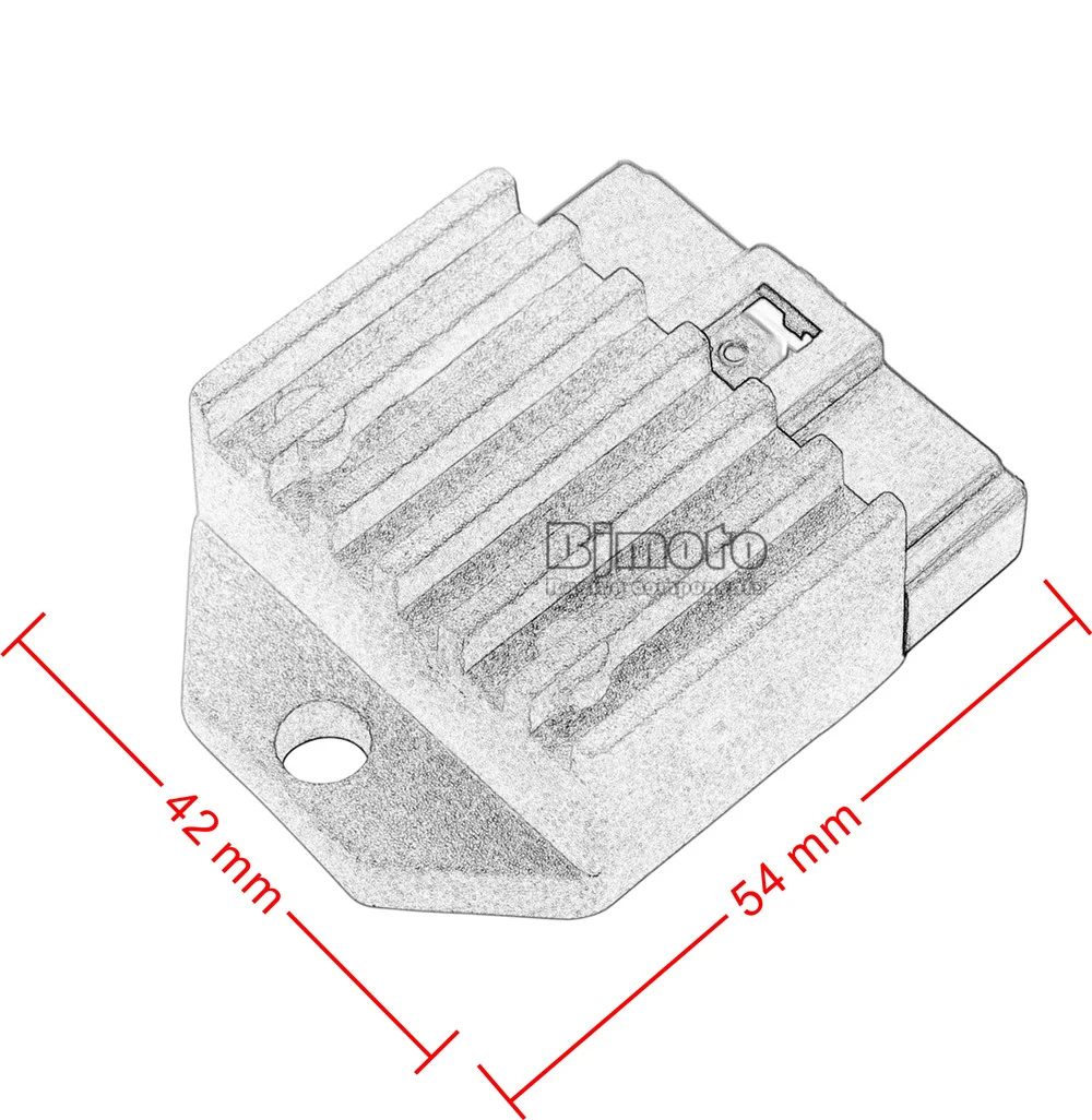 BJMOTO мотоцикл металлический Напряжение Регулятор выпрямителя Для KTM 125 200 250 300 380 400 450 520 525 EXC 620 SC супер 50311034000
