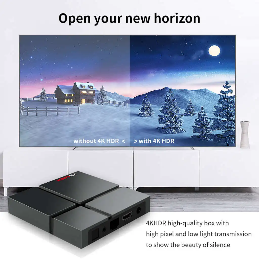 V8 Max Android 8,1 Smart Tv Box Amlogic S905X2 Lpddr4 4 ядра двойной Wifi Bt 2,4G/5G 4 K Видео Медиа плейер Netflix Youtube