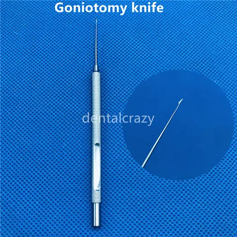 Titânio em Linha Pces Reta Goniotomia Faca Instrumentos Cirúrgicos Oftálmicos 1 120mm