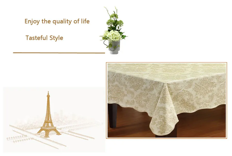 Rectangular Dinning Tablecloths Cover Home Decor 3