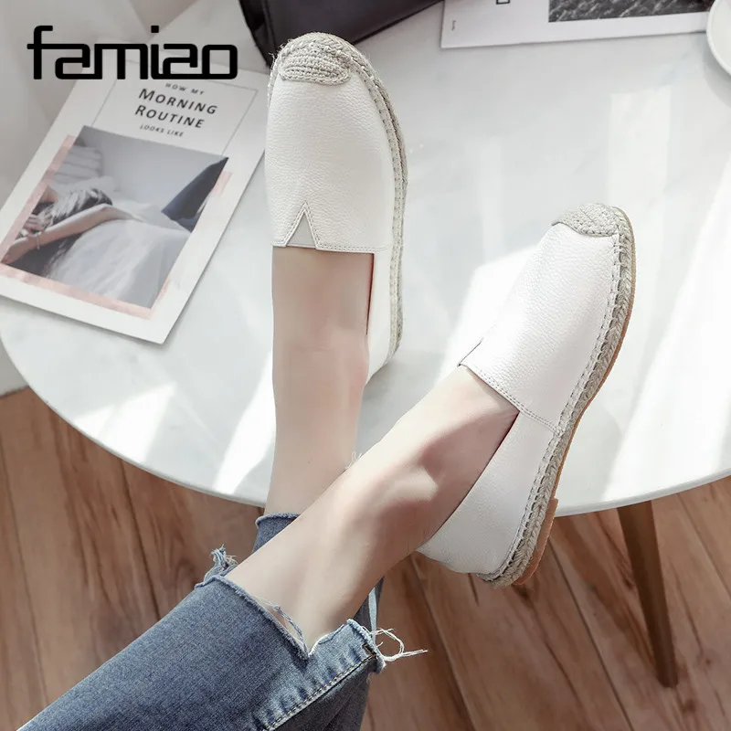 

2018 New Arrival Black Retro Vintage Ladies Womens Casual Espadrilles Shoes for Female Unisex Larger Size Breathable