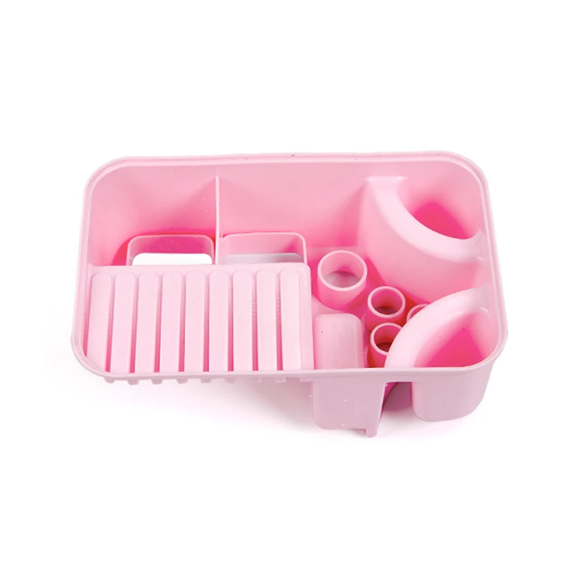 1PC Cartoon Hello Kitty Toothbrush Holder Practical Family Style Toothbrush Storage Rack Bathroom Accessories Set 25