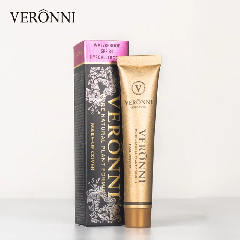

Liquid Concealer Face Makeup Base Foundation Cream Full Coverage For Concealing VERONNI Primer Makeup Contour Cosmetic