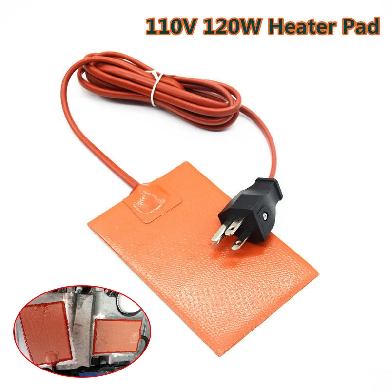 2018 Car Engine Oil Pan Sump Tank Heater 110V 120W Electric Heating Pad