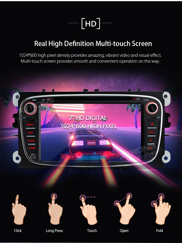 Top 2 Din 7" HD Android 7.1 Radio GPS HDMI Car DVD Player for Ford Galaxy II Kuga / Focus II C-Max S-Max 2008 2009 2010 2011 12 Top 2 Din 7" HD Android 7.1 Radio GPS HDMI Car DVD Player for Ford Galaxy II Kuga / Focus II C-Max S-Max 2008 2009 2010 2011 12