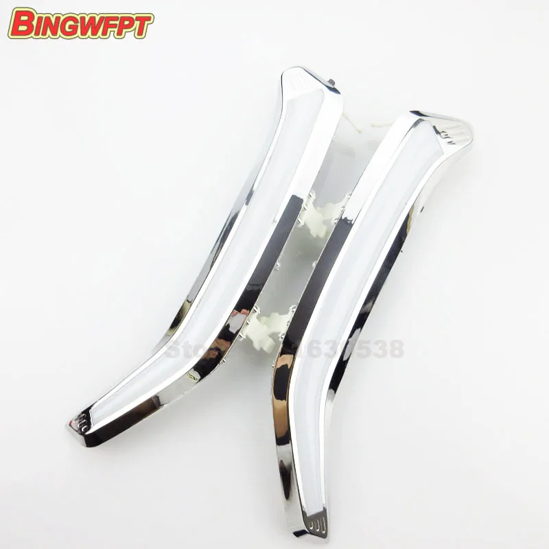 

2pcs/pair Guiding light style LED Car DRL daytime running lights with dimmer function for forester 2013 2014